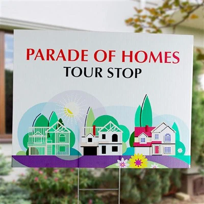 PP Corflute -mainoskyltti